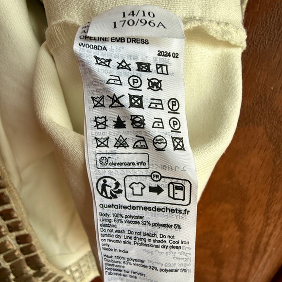 AllSaints Silver Studded Slip Mini Dress square neck sz 10 - Picture 9 of 9